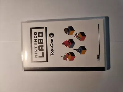 Nintendo Switch Labo Toy-Con 01 Like New  Card Only  • $45