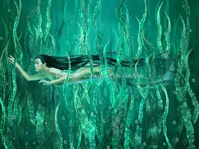  Fantasy Mermaid Paper Poster Home Art Print Art Prints • $16.82