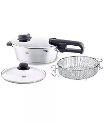 Fissler Vitaquick Premium Pressure Cooker & Skillet 4.2 Qt • $250