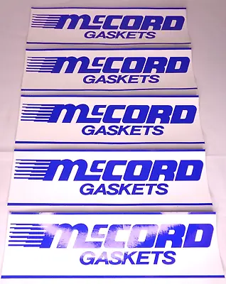 McCord Gaskets Original Vintage Sticker Decal Lot 10.5  X 3  • $14.99