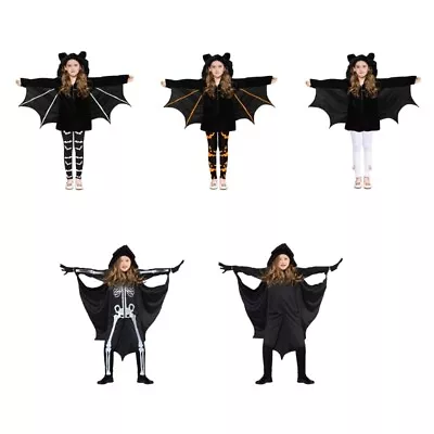Halloween Outfits Bat Cosplay Costume Kids Hoodie Romper Jumpsuit Bodysuit • $39.55