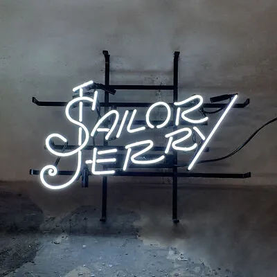 Sailor Jerry Spiced Rum Neon Sign Light Tiki Bar Pub Handcraft Artwork 19 X15  • $192.50