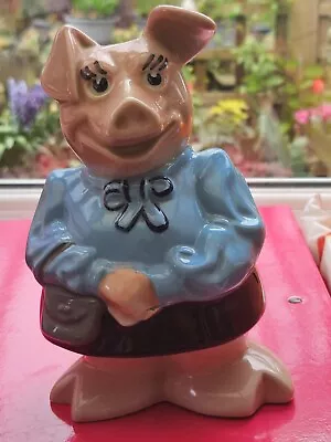  1980s Wade NatWest LADY HILARY Pig Piggy Coin Bank  • £20