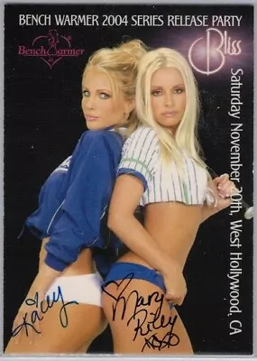 Bench Warmer - Mary Riley And Other(s) - [Select Auto Card(s)] • $20.95