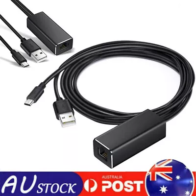 $17.09 • Buy For Amazon Fire TV Or Stick LAN Ethernet Adapter Micro USB To RJ45 Converter