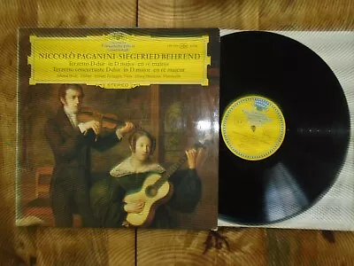 Paganini Guitar Trios -Behrend Vinyl LP 1968 Drolc Violin Donderer Cello 139370 • £28