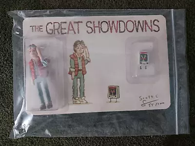 Great Showdowns Back To The Future Marty McFly Resin Figure Scott C Signed • $199.99