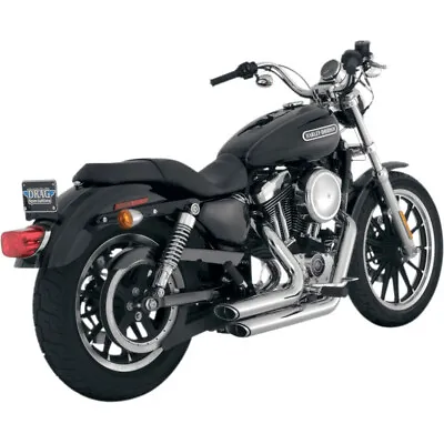 Vance & Hines 17219 Chrome Shortshots Staggered Exhaust Harley Sportster XL 04-1 • $549.99
