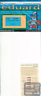 EDU32799 1:32 Eduard Color Seatbelts - Ju 88A Seatbelts (Fabric) (REV Kit) • $41.29