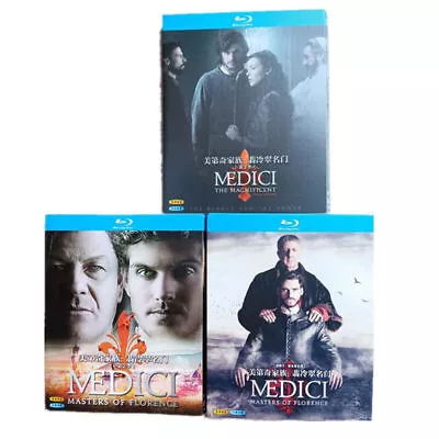 Medici: Masters Of Florence 1-3 Blu-ray Complete TV Series New Box Set 6 Disc • $41.36
