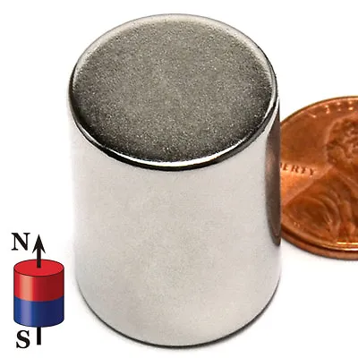 3/4-in X 1-inch Rare Earth Neodymium Cylinder Magnet Strong N42 25mm 20mm 1in • $9.74