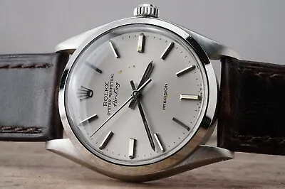 Serviced Vintage ROLEX Air-King 5500 Automatic 34mm Cal.1520 Men C.1979 #1174 • £1885.47