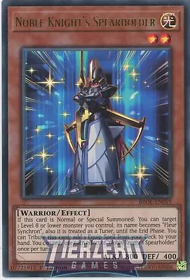 Yugioh Noble Knight's Spearholder BROL-EN019 Ultra Rare 1st Edition NM/LP • £1.09