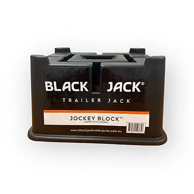 Black Jack Jockey Block Caravans Trailers Boat Trailers Horse Floats Hitching • $89