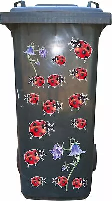 Individual Lady Bird Stickers For Your Wheelie Bin • $30