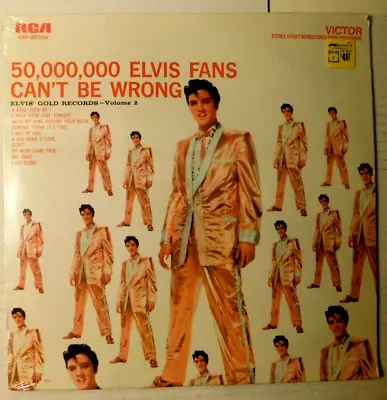 SEALED LP 50000000 Elvis Fans Can't Be Wrong RCA Victor LSP 2075(e) • $25