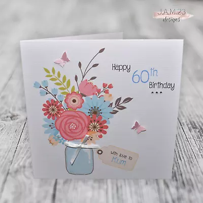 Personalised  Birthday Card 40th 50th 60th 70th 80th 90 Female Nan Mum • £4