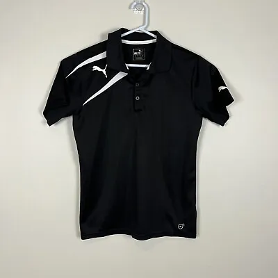 $19.99 • Buy Puma Lightweight Black Golf Polo Shirt Men's Small S Fits Slim
