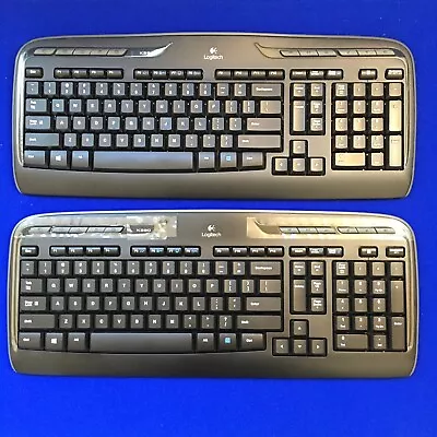 Lot Of 2x Logitech K330 Wireless Keyboard Black • $11.70