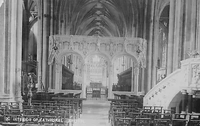 Postcard - Interior Of Cathedral - Bristol • $7.14