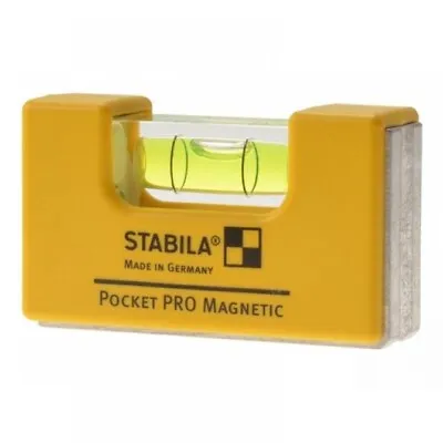 £14.70 • Buy Stabila Pocket PRO Magnetic Rare Earth Mini Spirit Level With Belt Holster