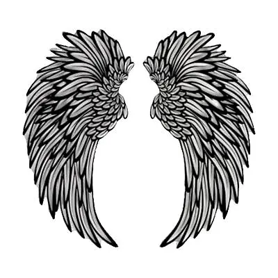 Angel Wings Metal Wall Art Hanging Metal Angel Wings Wall Decor With LED Light • $18.81