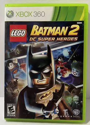 Lego Batman 2 DC Super Heroes Xbox 360 With Manual UNTESTED • $4.99