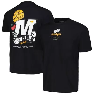 Unisex Castore Black McLaren F1 Team 2023 Las Vegas Grand Prix T-Shirt • $42