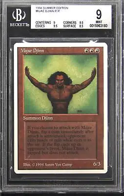 1994 Summer Magic Mijae Djinn Rare Magic: The Gathering Card BGS 9 • $3000