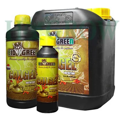 BioGreen Calgel Supplement For All Mediums - 250ml / 1 Litre - Hydro Coco Soil • £18.95