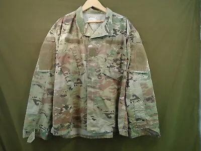 US Military Army OCP Coat Shirt MultiCam Nylon Cotton X-Large Regular 2018 65-B • $34.95