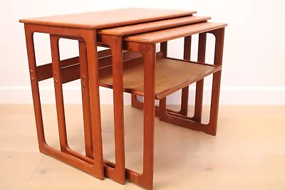 Danish Mid-century Johannes Andersen For CFC Silkeborg Nesting Tables - Teak • £495