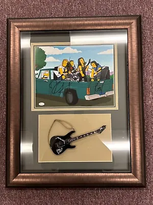 One Of A Kind Metallica Signed Autographed Framed Simpsons Episode Photo Jsa • $1399