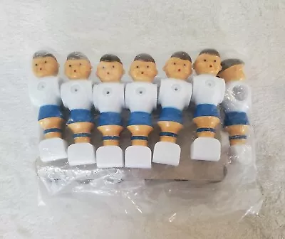 13 Vintage Foosball Table Soccer Replacement Men Set Blue Team Old Style 4.25” • $27.29