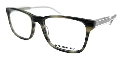 MARCHON - M3005 035 54/18/140 - GREY HORN - NEW Authentic EYEGLASSES Frame • $29.95