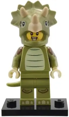 LEGO Minifigure SERIES 25 Col25-8 Triceratops Costume Fan Series 25 • $7.50