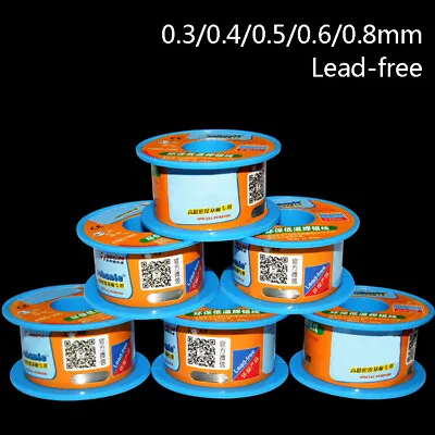 0.3/0.4/0.5/0.6/0.8 Solder Wire Soldering Roll Rosin Core Tin Lead-free Low Temp • $6.97
