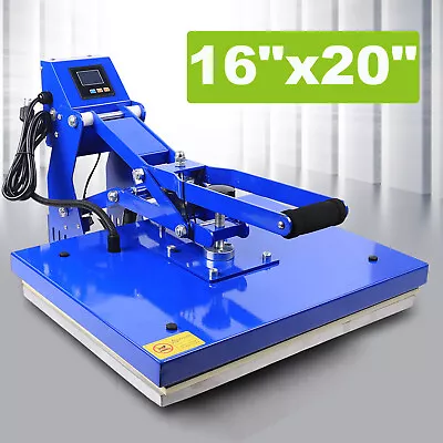 Upgraded Auto Open Heat Press Machine Clamshell 16x20 Slide Out Base T Shirt Htv • $385.01