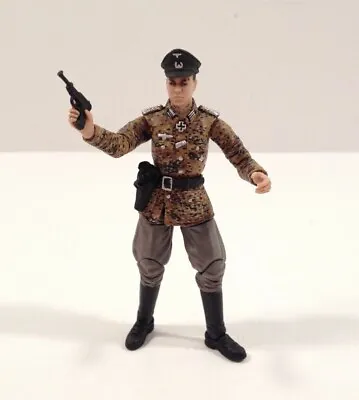 JoyToy WWII German Army Officer Fall Camo Loose Action Figure 1:18 Panzer • $25