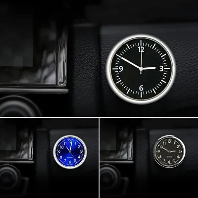 1pc Pocket Mini Quartz Analog Watch Stick On Clock For Motorcycler Car Boat Bike • $4.95