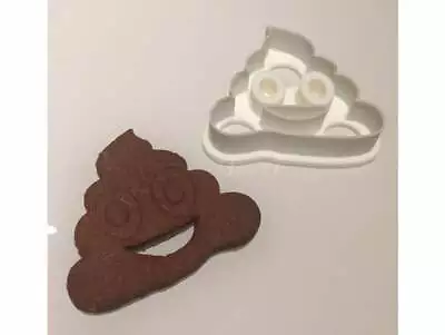 Poop Poo Emoji Cookie Cutter & Embosser Fondant Cutter  • $7.50