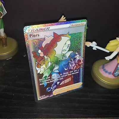 Piers 078/073 Rainbow Secret Rare - 2020 Pokemon Champion's Path NM • $9