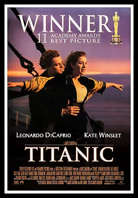 Titanic - Winner Movie Poster Print & Unframed Canvas Prints • $23.95