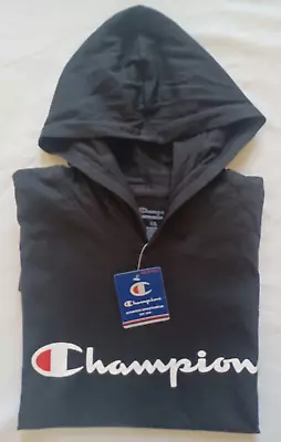 Champion Great-Looking! Sleeveless Black T-Shirt With Hood Size 1XL 2XL • $24.99