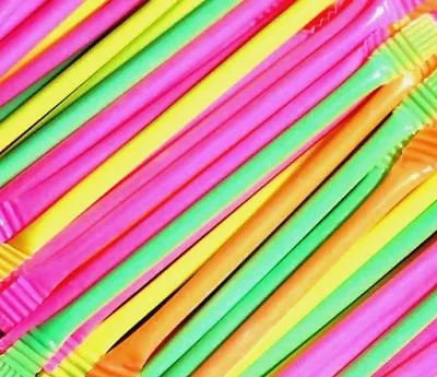 £992.99 • Buy Swizzels Rainbow Dust Straws 50 100 150 200 Party Bag Fillers Sherbet Retro