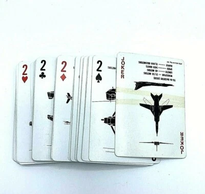 $9.95 • Buy US Army USA Aircraft Recognition Playing Cards 44-2-6 1979