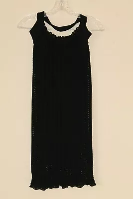 NWT Marciano By Guess Women's Dress Halter Bodycon Black Eyelet Size XS/S • $37.99
