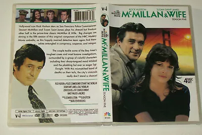 Mcmillan & Wife: Season Five (DVD 1975 NBC 4 Disc Set) Rock Hudson • $12