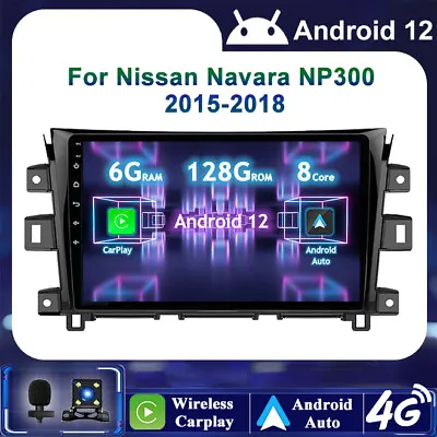 Car Stereo For Nissan Navara NP300 2015-18 Car Play Android12 GPS Navi Head Unit • $363.99
