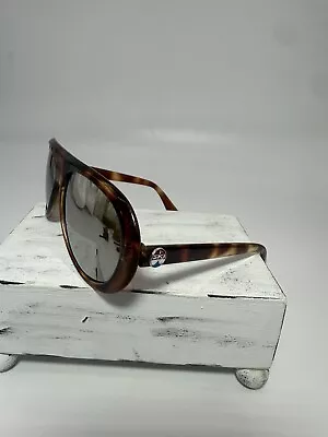 1970s I Ski Rally Aviator Ski Sunglasses Japan Tortoise Frame Mirrored Lens • $83.94